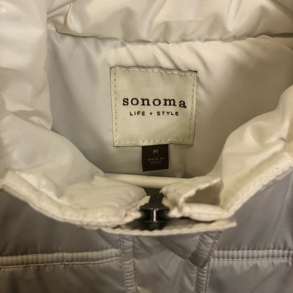 NWT Women’s White Sonoma Vest Size M - Picture 3 of 5